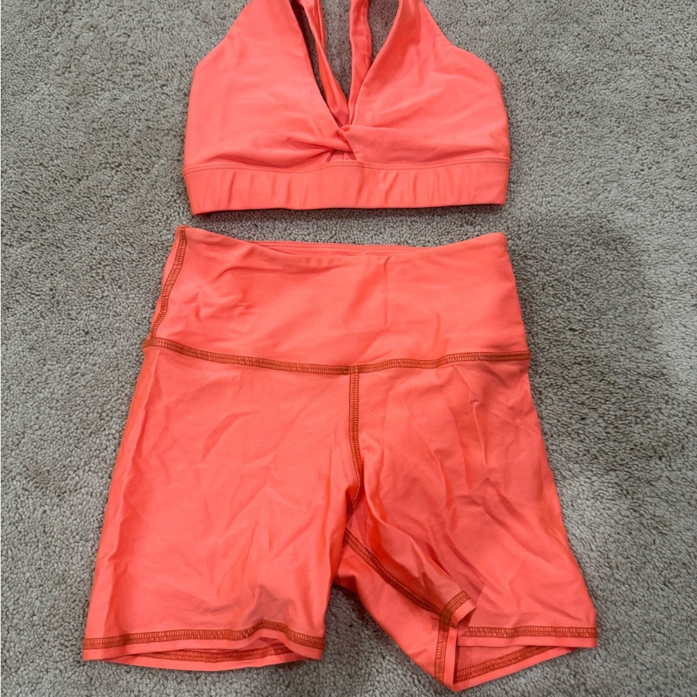 Twisted Sistet Bralette with matching shorts from Tiger Friday Dancewear in AXS